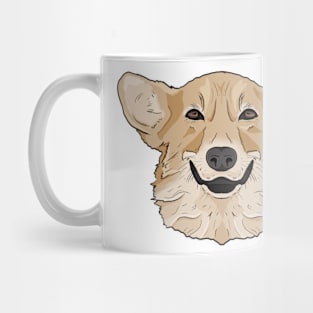 Happy Corgi Smile Mug